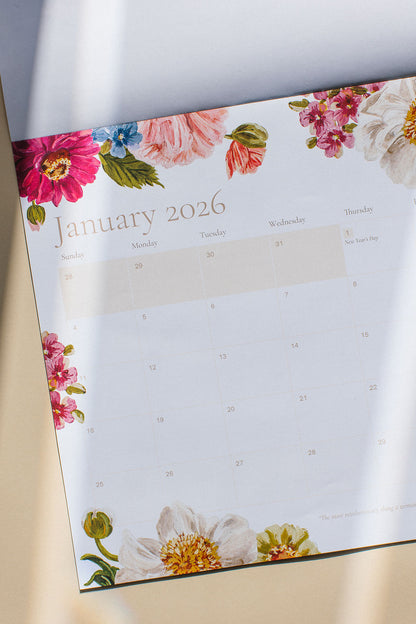 PRE-ORDER The Brushstroke Desk Calendar