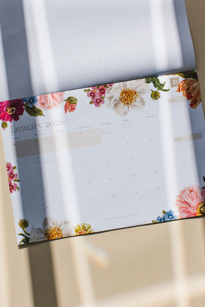 PRE-ORDER The Brushstroke Desk Calendar