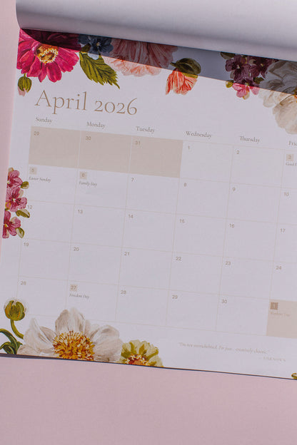 PRE-ORDER The Brushstroke Desk Calendar
